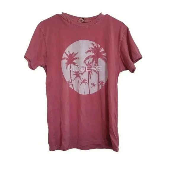 ID Modere Vintage Unisex Adult Flamingo Cotton Short Sleeve T-Shirt - Picture 1 of 6